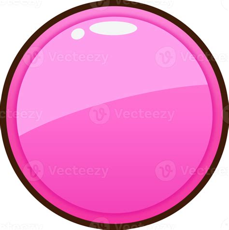 Free Pink Cartoon Circle Button 10982912 Png With Transparent Background