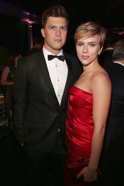 Scarlett Johansson And Colin Jost Make Their First Public Appearance As