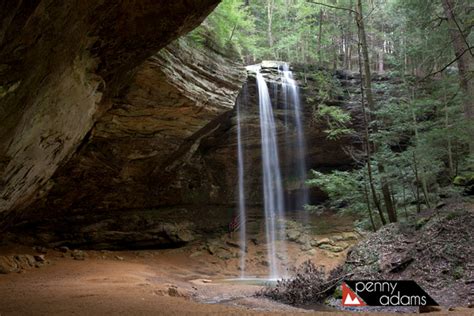 Penny Adams Photography Ohio Ash Cave Waterfall In Spring Hocking