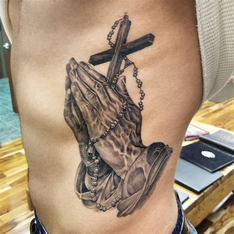 60 Praying Hands Tattoo Designs Show Devoutness And Religious Belief