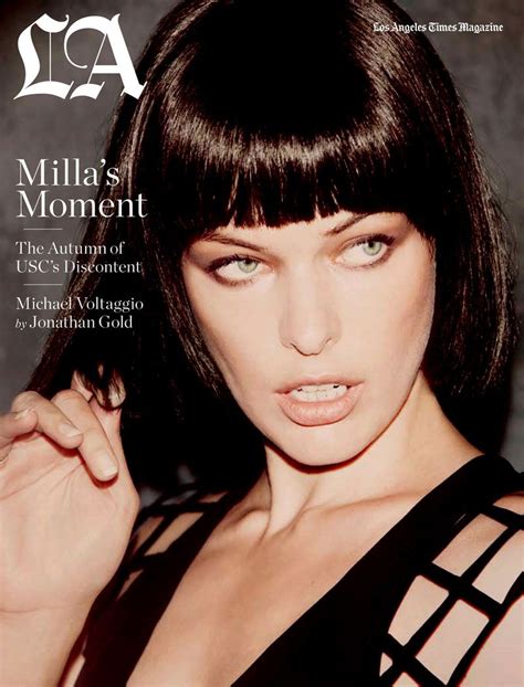 Milla Jovovich For Los Angeles Times Magazine September 2010 By Guy