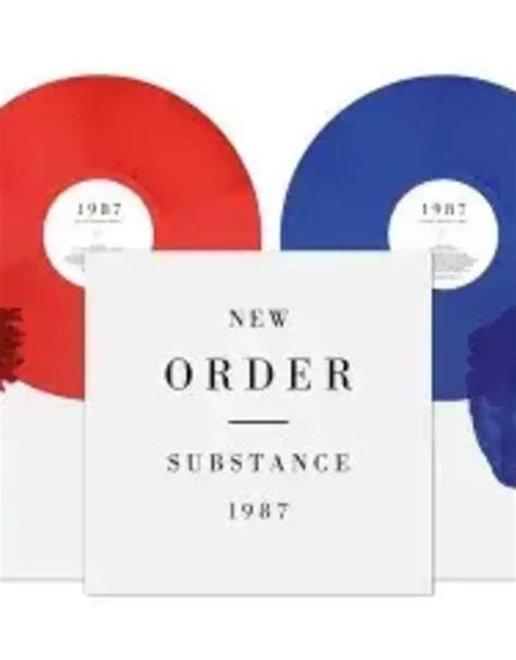Lp New Order Substance 2023 Reissue 2lp Red And Blue Vinyl Dead