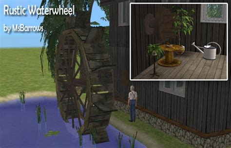 Mod The Sims Water Wheel