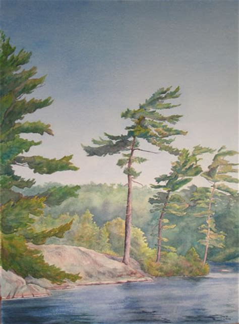 Water Lake And River Watercolor Paintings By Debbie Homewood