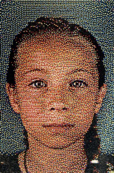 Portrait Created With Push Pins By Eric Daigh Via Juxtapoz Portrait