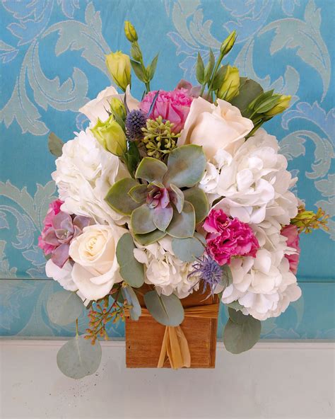 Succulent Blossoms Bouquet In Downey Ca Chitas Floral Designs