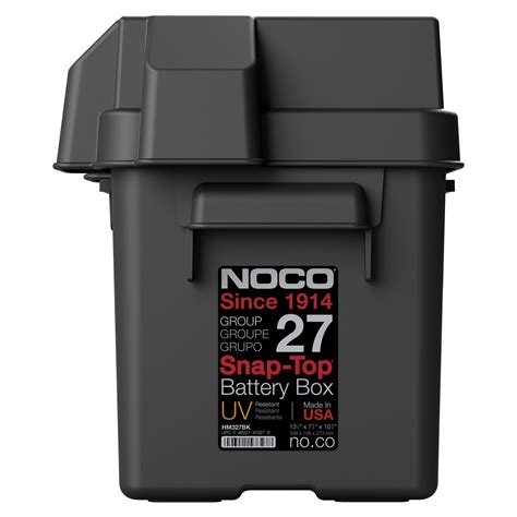 Noco Hm327bk Group 27 Snap Top Battery Box