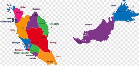 Malaysia Map Asia World Map Png Pngegg