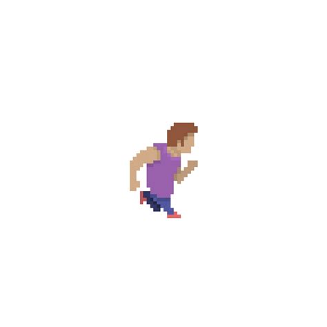 Big Guy Run Animation By Sojyart On Deviantart Pixel Art Design