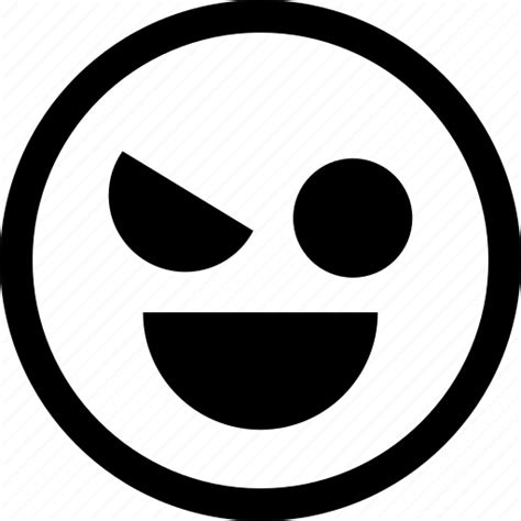 Emotion Evil Face Faces Happy Icon Download On Iconfinder
