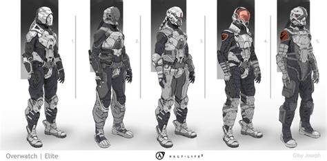 Half Life Redesign Overwatch Elite Variations By Giby Joseph