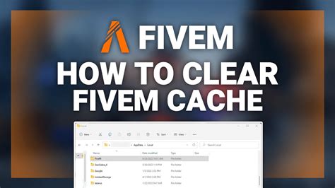 FiveM How To Clear Delete FiveM Cache Complete 2022 Tutorial YouTube