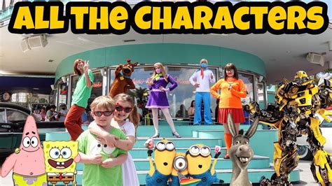 All The Characters At Universal Studios Orlando Character Meet
