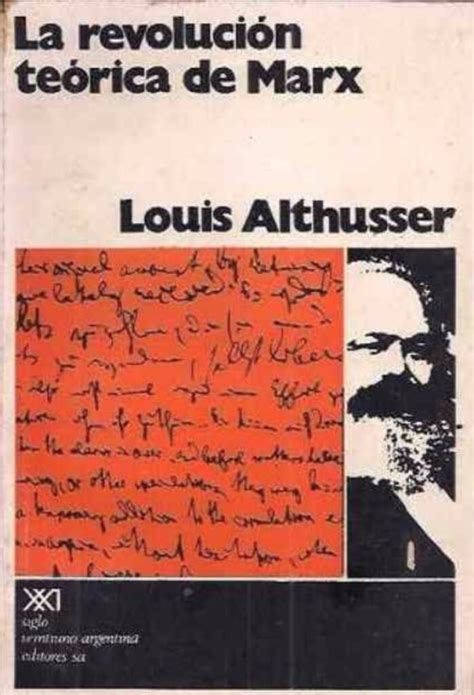 Louis Althusser La Revolución Teórica De Marx
