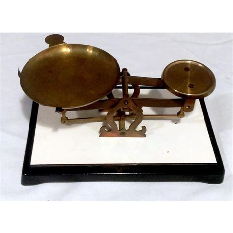 Antique Brass Pharmacy Scale Chairish