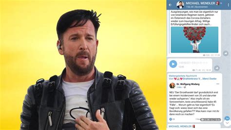 Kanal falls der echte gesperrt wird. Michael Wendler schwurbelt auf Telegram weiter! Neues ...