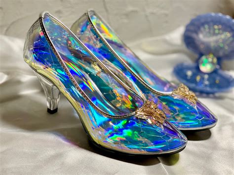 Cinderella Glass Slipper Wedding Shoes Fairytale Disney Etsy