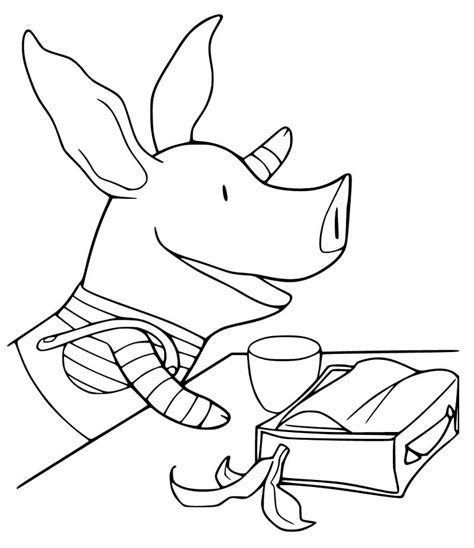 Olivia The Pig 11 Coloring Pages Coloring Cool