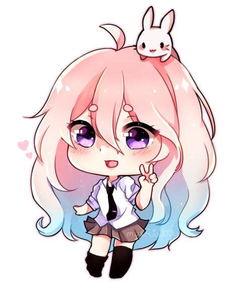Comm Lindychii By Maeriette Cute Anime Chibi Chibi Girl Drawings