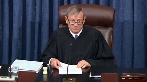 Chief Justice John Roberts Scolds Both Sides At Senate Impeachment