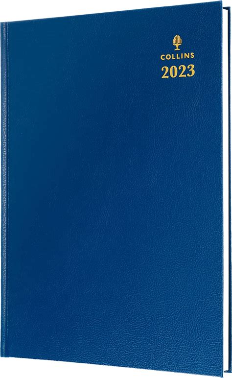 Buy Collins Desk Diary A4 Day To A Page Blue 2023 Online At Lowest