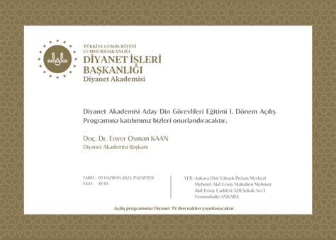 DİB Diyanet Akademisi on Twitter