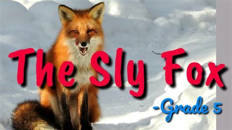 The Sly Fox English Grade 5 Story Youtube
