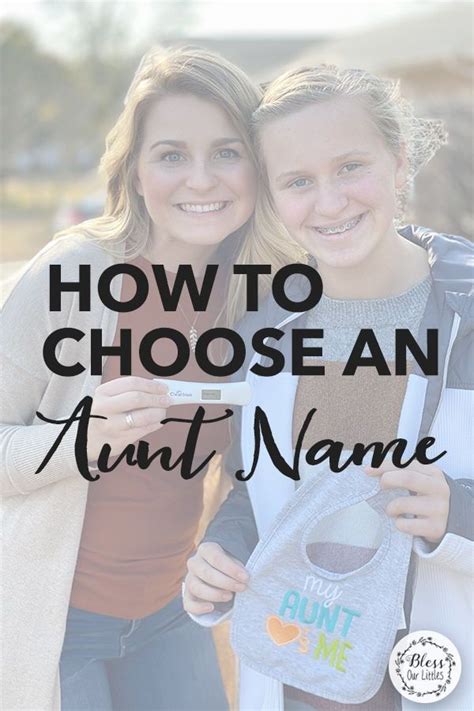 aunt names 20 of the sweetest cutest and funniest names for auntie bless our littles artofit