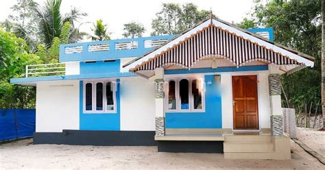 10 Lakhs Budget 2 Bedroom Kerala Home In 700 Sqft With Free Plan