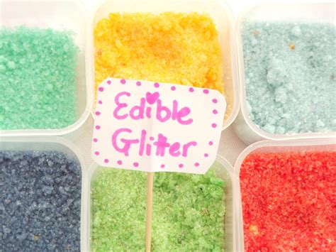 Get Crafty Home Made Edible Glitter