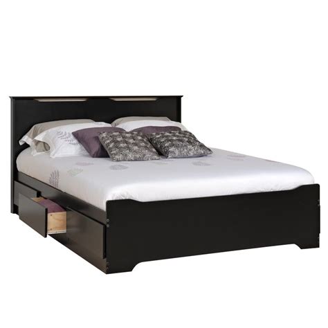 Home design ideas > beds > queen size platform bed with storage plans. Prepac Coal Harbor Queen Platform Storage Bed with ...
