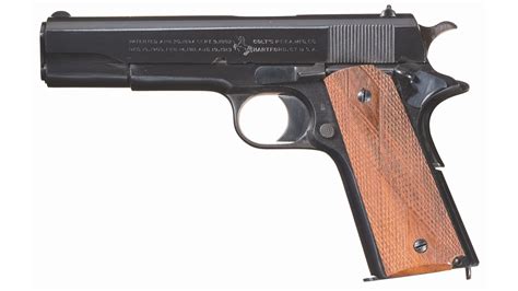 Stainless steel frame and slide. U.S. Colt Model 1911 Semi-Automatic Pistol