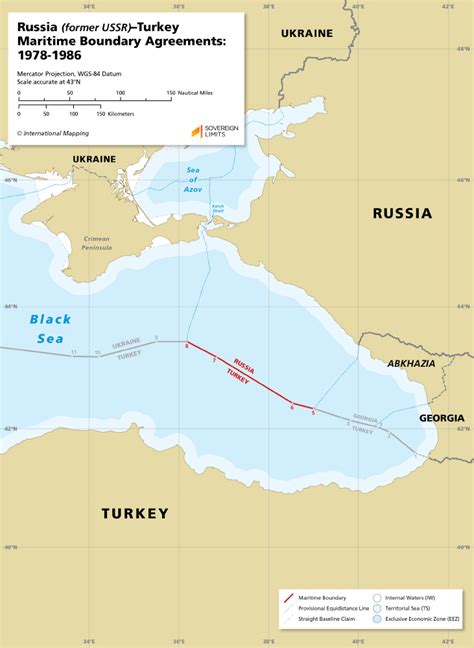 Russiaturkey Maritime Boundary Agreement Sovereign Limits