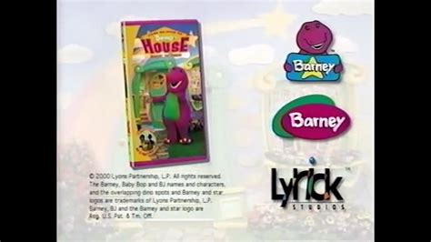 Barney Come On Over To Barneys House 2000 Vhs Rip Youtube