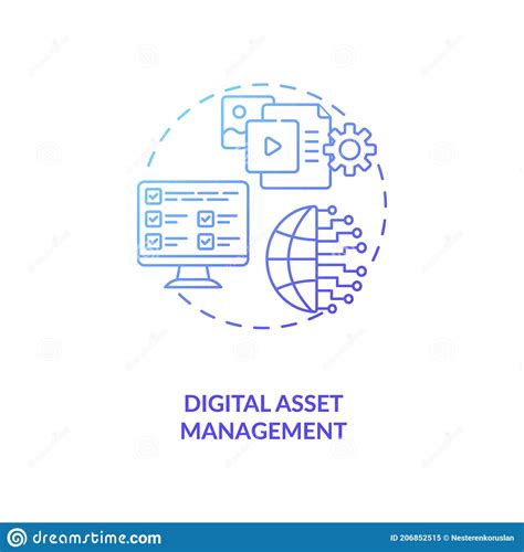 Digital Asset Management Icon Stock Illustrations 574 Digital Asset
