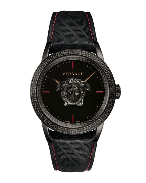 Versace Mens 43mm Palazzo Empire Watch Black Neiman Marcus