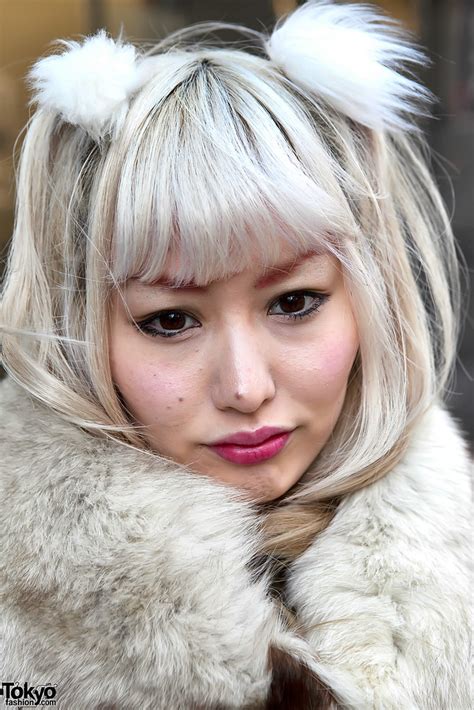 Blonde Japanese Girl A Blonde Japanese Girl Photographed O Flickr