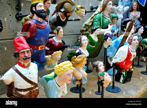 the long john silver collection of figureheads at the cutty sark in greenwich london uk stock