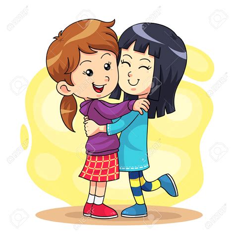 Friends Hugging Each Other Clipart 20 Free Cliparts