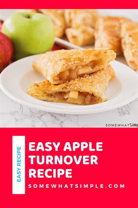 Easy Apple Turnovers Recipe Somewhat Simple