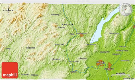 Physical 3d Map Of Lake George