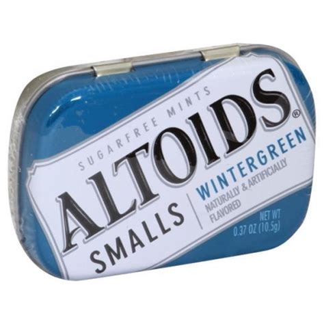 Review Altoids Smalls Mints Sugarfree Wintergreen