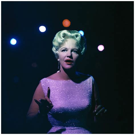 Peggy Lee In Performance New York City 1953 Photograph By Ormond