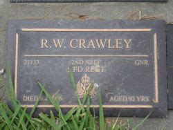 Robert William Crawley Unknown 2006 Find A Grave Memorial