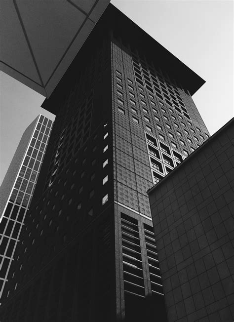 White Black Monochrome Architecture Urban Building Photography