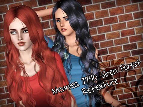 Mermaid Curly Hairstyle Newsea`s Siren Forest Retextured By Forever And