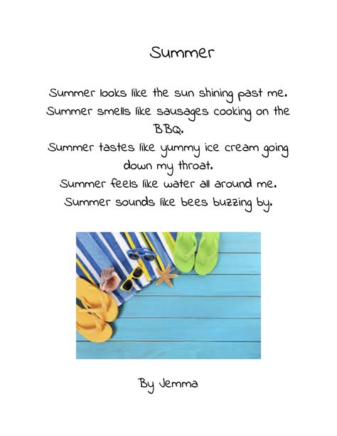 Summer Poems