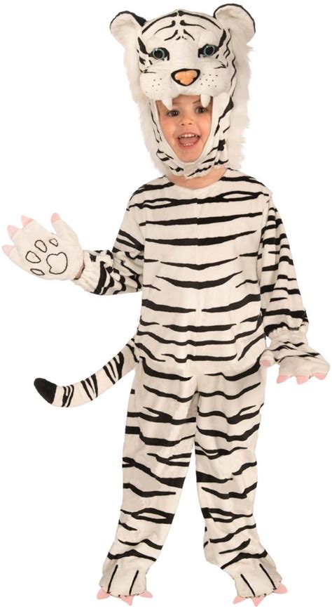 Deluxe White Tiger Kids Costume