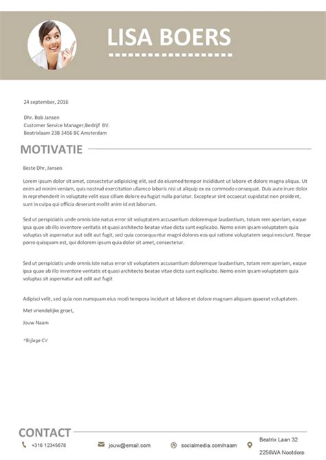 Maybe you would like to learn more about one of these? Gratis Download: minimale cv met motivatiebrief voor een ...