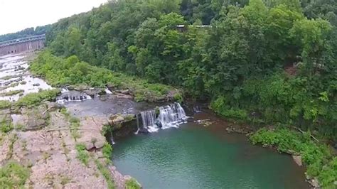 Rock Island Tennessee Great Falls Waterfalls From Above Youtube